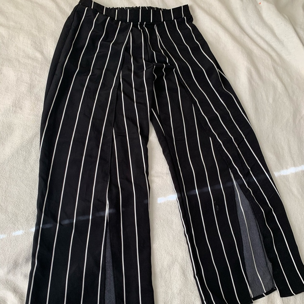 Black who’re strip pants